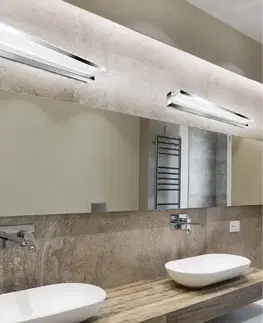 Kúpeľňová LED svietiaca páska chrómová oceľ 12W 60cm Sumo