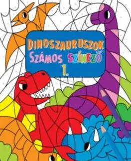 Dinoszauruszok - Számos színező 1.