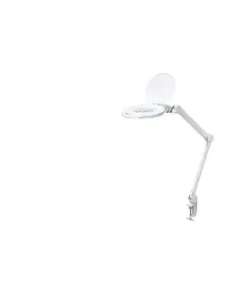 Geti LED Stmievateľná stolná lampa s lupou LED/10W/230V biela 06650811