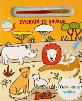 Maľovanie vodou - Zvieratá zo savany