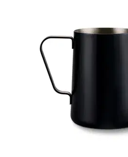 Kanvička na mlieko, čierna, 600 ml
