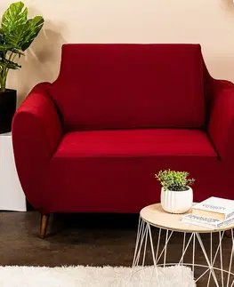 4Home Multielastický poťah na kreslo Comfort bordó, 70 - 110 cm