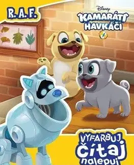 Kamaráti havkáči - Vyfarbuj, čítaj si, nalepuj