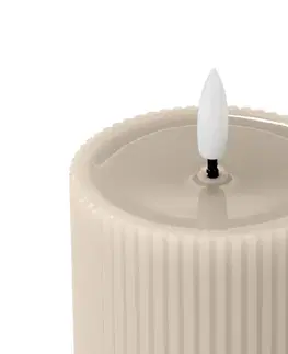 LED sviečky s výplňou so skutočného vosku, 2 ks