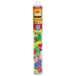 Plus-Plus Stavebnica Neon Mix tuba 100 ks