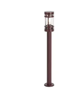 Moderná vonkajšia lampa tmavočervená 80 cm IP44 - Gleam