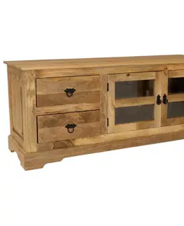 TV stolík Guru 140x60x45 indický masív mango