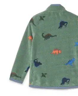 Detská flísová bunda, dinosaurus