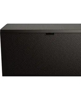 Keter Záhradný úložný box Emily hnedá, 280 l, 118 x 58 x 45 cm