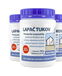 Baktérie pre rozklad tukov v sifónoch, potrubiach, tukových lapačoch - Baktoma TL 0,5kg Baktoma TL - AKCIA 2+1: 3 x 0,5 kg