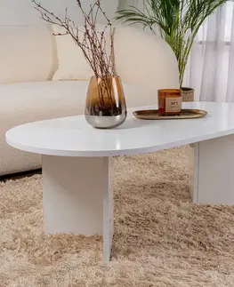Konferenčný stolík Sable White