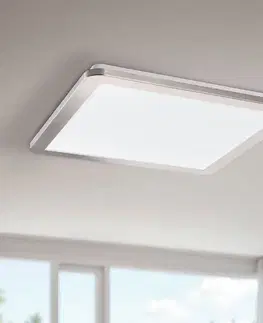 Minimalistické stropné svietidlo do kúpeľne NEXIT – saténovo strieborné 40 cm – stmievateľné stropné svietidlo LED 3000K 24W IP44