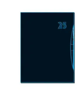 Týždenný diár A5 stĺpcový SMART BLUE 2025