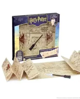 Sada Harry Potter - záškodnícka mapa a čarovný prútik