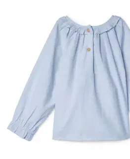 Detská blúzka z materiálu chambray