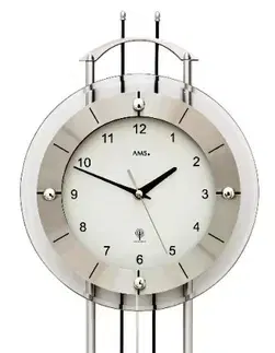 Kyvadlové nástenné hodiny 5248 AMS riadené rádiovým signálom 68cm