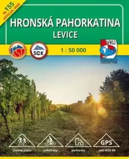 Hronská pahorkatina-Levice TM 155 - 1:50 000, 4. vydanie