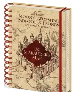 Blok A5 krúžkový Harry Potter