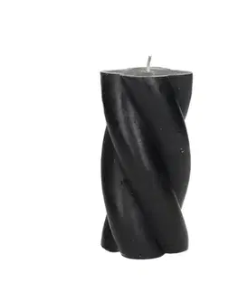 Dekoria Sviečka Camila 14cm black, 7 x 14 cm