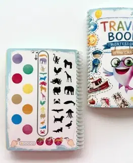 Montessori TRAVEL BOOK na cesty - 15 strán zábavy od INSPIO