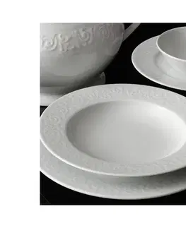  Jedálenská súprava 24 ks biela/porcelán 710KTP2430