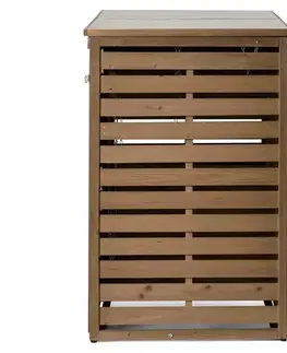 Trojitý box na smetný kôš s univerzálnymi možnosťami umiestnenia, 3x 240 l