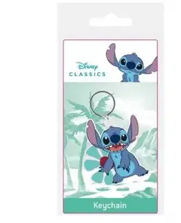 Gumová kľúčenka Stitch