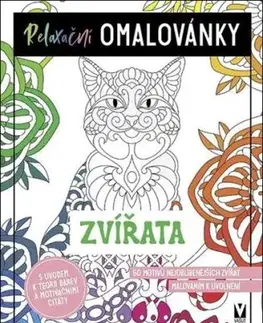 Relaxační omalovánky Zvířata