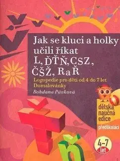 Jak se kluci a holky učili říkat L, ĎŤŇ, CSZ, ČŠŽ, R a Ř - Bohdana Pávková