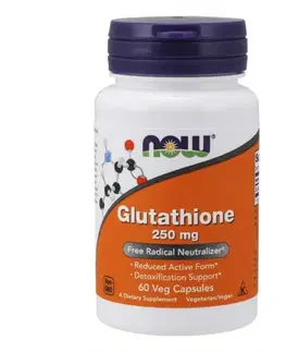 Now Glutathione 500 mg 60 rostlinných kapsúl