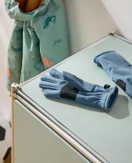 Detské softshellové rukavice, modré