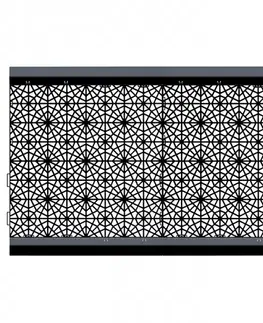 NABBI IAK401 plastové záhradné dlaždice (32 ks) 39,7x39,7 cm čierna