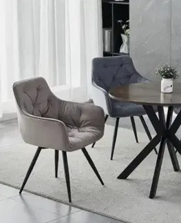 Otočné jedálenské kreslo MANGO VELVET Signal
