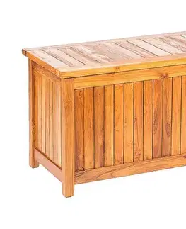 DEOKORK Teakový box LEONARDO 120 × 55 × 61 cm