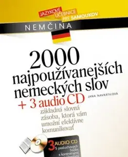 2000 najpoužívanejších nem. slov +3 audio CD - Jana Navrátilová
