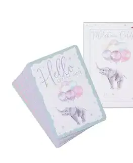 Miľníkové karty Wrendale Designs – môj prvý rok (bábätko)