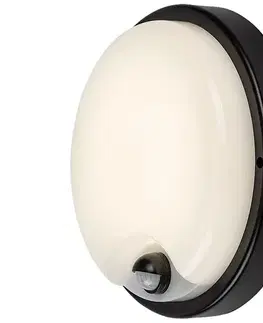 Rabalux 77213 -LED vonkajšie nástenné svietidlo so senzorom LONATO LED/18W/230V IP65 čierne 77213
