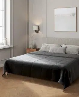Dekoria Zamatový prehoz Velvet, Sort, Velvet, 704-17