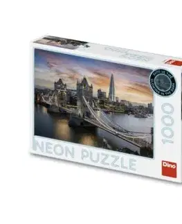 Puzzle Súmrak nad Tower Bridge 1000 neon Dino