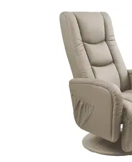 HALMAR Pulsar relaxačné kreslo cappuccino