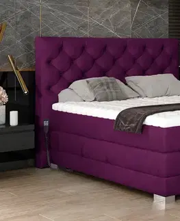 CEDRIK 15 polohovacia posteľ 180x200, Mat Velvet 68