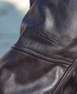 W-TEC Black Heart Wings Leather Jacket čierna - XXL