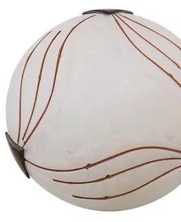 Nástenné stropné svietidlo zo skla, 60W, E27, Aga