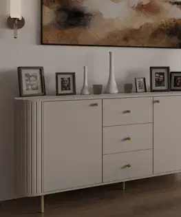 ArtLemp TV stolík VAOLIA 2F | pieskovo béžová