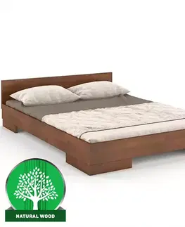 Posteľ drevené  buk Skandica Spectrum Nízka 160x200 orech