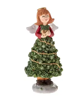 Vianočný anjel 12,5 cm, polyresin