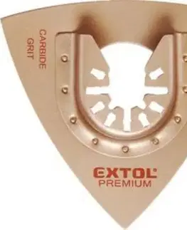 EXTOL PREMIUM Rašpľa trojuholníková na keramiku 78mm