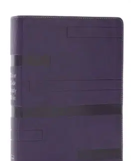 Color Code Study Bible, Revealing God's Truth Color by Color (NKJV, Purple Leathersoft, Red Letter, Thumb Indexed) - Thomas Nelson