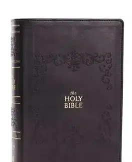KJV Holy Bible: Personal Size Giant Print, Black Leathersoft, Red Letter, Comfort Print: King James Version - Thomas Nelson
