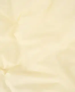 MKLozkoviny.sk Francúzske bavlnené obliečky Renforcé - Jasmine pastelovo žltá - 220 × 200 cm - 70 x 90 cm